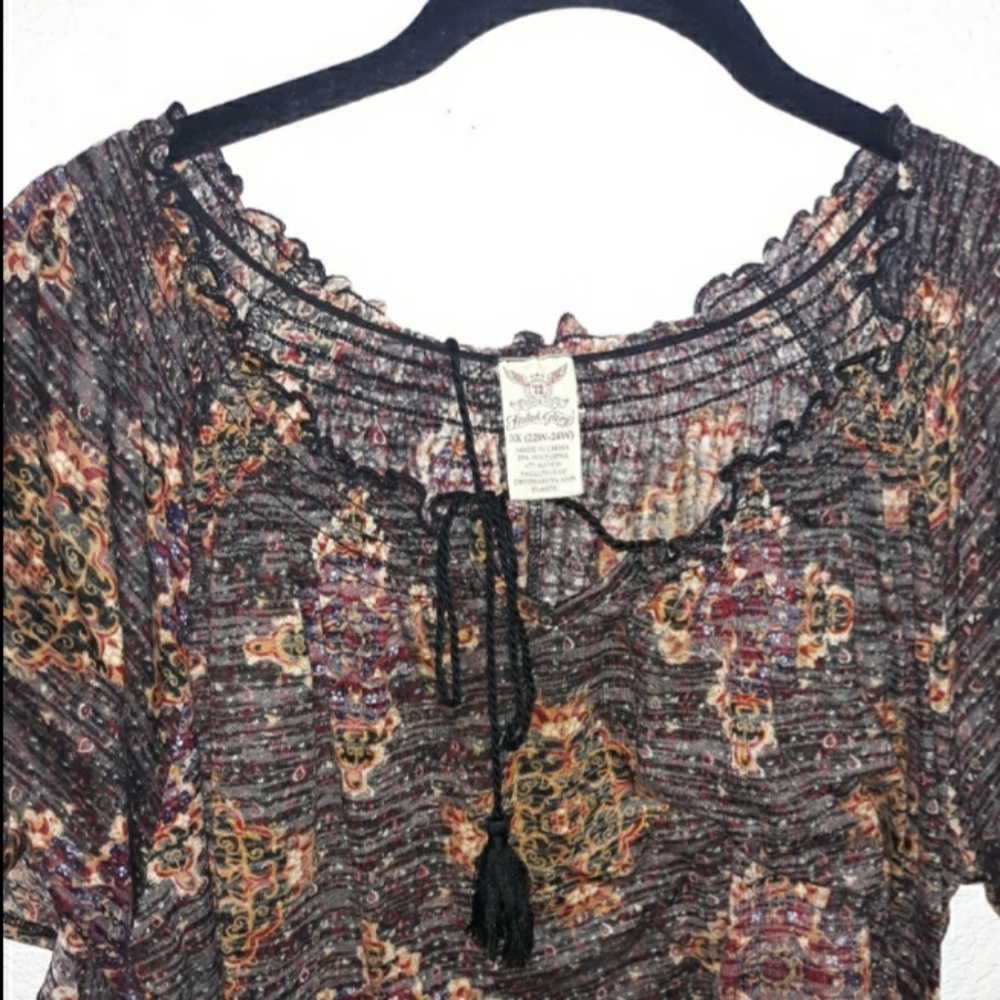 (FADED GLORY) BLOUSE 3 COLORS - Picture 3 of 3